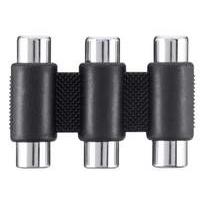 Belkin 3xrca Female/ Female Nickel Plated Audio/ Video Adapter