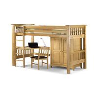 Bedsitter Children Bunk Bed In Antique Lacquered Finish