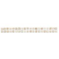 beige ridged travertine border tile l254mm w23mm