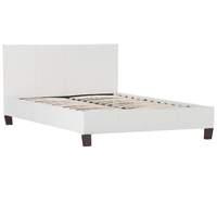 Berlin White Bed Frame with Mattress and Bedding Bundle Kingsize