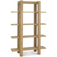 Bentley Designs Turin Light Oak Shelf Unit - Open