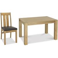 bentley designs turin light oak small end extension table with slatted ...