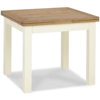 Bentley Designs Provence Two Tone Dining Table - 2-4 Drop Leaf Extending