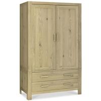 Bentley Designs Turin Aged Oak Wardrobe - Double Large