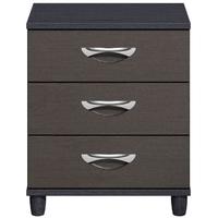 Berkeley Graphite Chest of Drawer - 3 Drawer Large