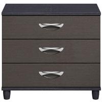 berkeley graphite chest of drawer 3 drawer wide