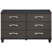 berkeley graphite chest of drawer 6 drawer