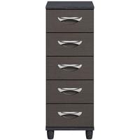 berkeley graphite chest of drawer 5 drawer narrow