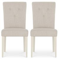 bentley designs montreux antique white dining chair upholstered fabric ...