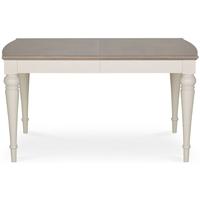 Bentley Designs Montreux Grey Washed Oak and Soft Grey Dining Table - 4-6 Extending