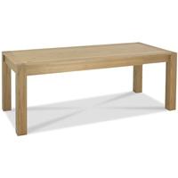 Bentley Designs Turin Light Oak Dining Table - Medium End Extending