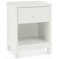 bentley designs atlanta white bedside cabinet 1 drawer