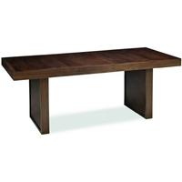 bentley designs akita walnut dining table 6 seater panel large