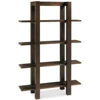 Bentley Designs Lyon Walnut Shelf Unit - Open