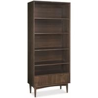 Bentley Designs Oslo Walnut Bookcase - Wide