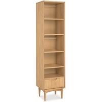 Bentley Designs Oslo Oak Bookcase - Narrow