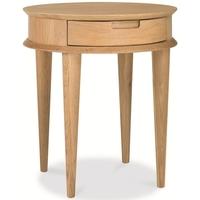 Bentley Designs Oslo Oak Lamp Table with Drawer