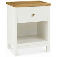 Bentley Designs Atlanta Two Tone Bedside Cabinet - 1 Drawer