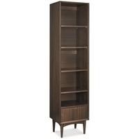 Bentley Designs Oslo Walnut Bookcase - Narrow