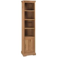 bentley designs provence oak bookcase narrow