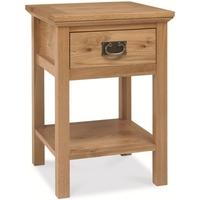 bentley designs provence oak lamp table