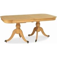 bentley designs chantilly oak dining table 6 8 seater extending