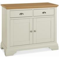Bentley Designs Hampstead Soft Grey and Oak Sideboard - Narrow