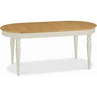 bentley designs hampstead soft grey and oak dining table 6 8 seater ex ...