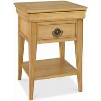 bentley designs chantilly oak lamp table