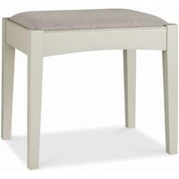 Bentley Designs Hampstead Soft Grey and Oak Stool