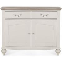 Bentley Designs Montreux Grey Washed Oak and Soft Grey Sideboard - Narrow