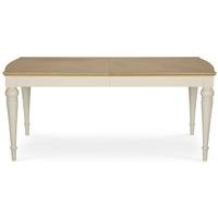 Bentley Designs Montreux Pale Oak and Antique White Dining Table - 6-8 Extending