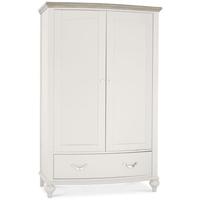 Bentley Designs Montreux Grey Washed Oak and Soft Grey Wardrobe - Double
