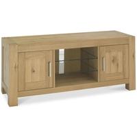 Bentley Designs Turin Light Oak Entertainment Unit