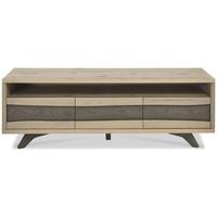 Bentley Designs Cadell Aged and Weathered Oak Entertainment Unit