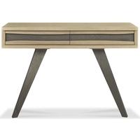 Bentley Designs Cadell Aged and Weathered Oak Console Table - 2 Drawer