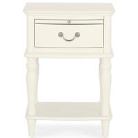 Bentley Designs Bordeaux Ivory Bedside Table - 1 Drawer