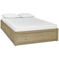 bentley designs turin aged oak storage bedstead