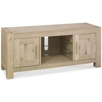 Bentley Designs Turin Aged Oak Entertainment Unit