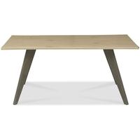 bentley designs cadell aged and weathered oak dining table 6 seater