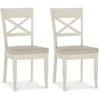 bentley designs chartreuse aged oak and antique white x back chair pai ...