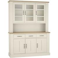 bentley designs chartreuse aged oak and antique white glazed dresser