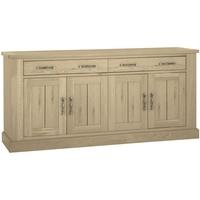 Bentley Designs Chartreuse Aged Oak Sideboard - 4 Door