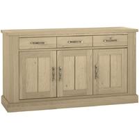 Bentley Designs Chartreuse Aged Oak Sideboard - 3 Door