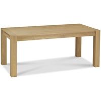 bentley designs turin light oak dining table double end extending