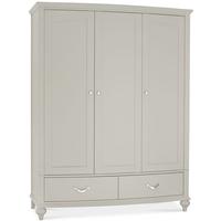 bentley designs montreux urban grey wardrobe triple