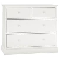 Bentley Designs Ashby White Chest of Drawer - 2+2 Drawer