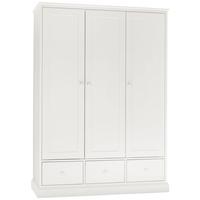 Bentley Designs Ashby White Wardrobe - Triple