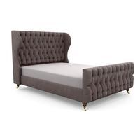 Belmont Super King Linen High End Bed Frame, Slate