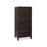 bentley designs domino 6 drawer chest walnut